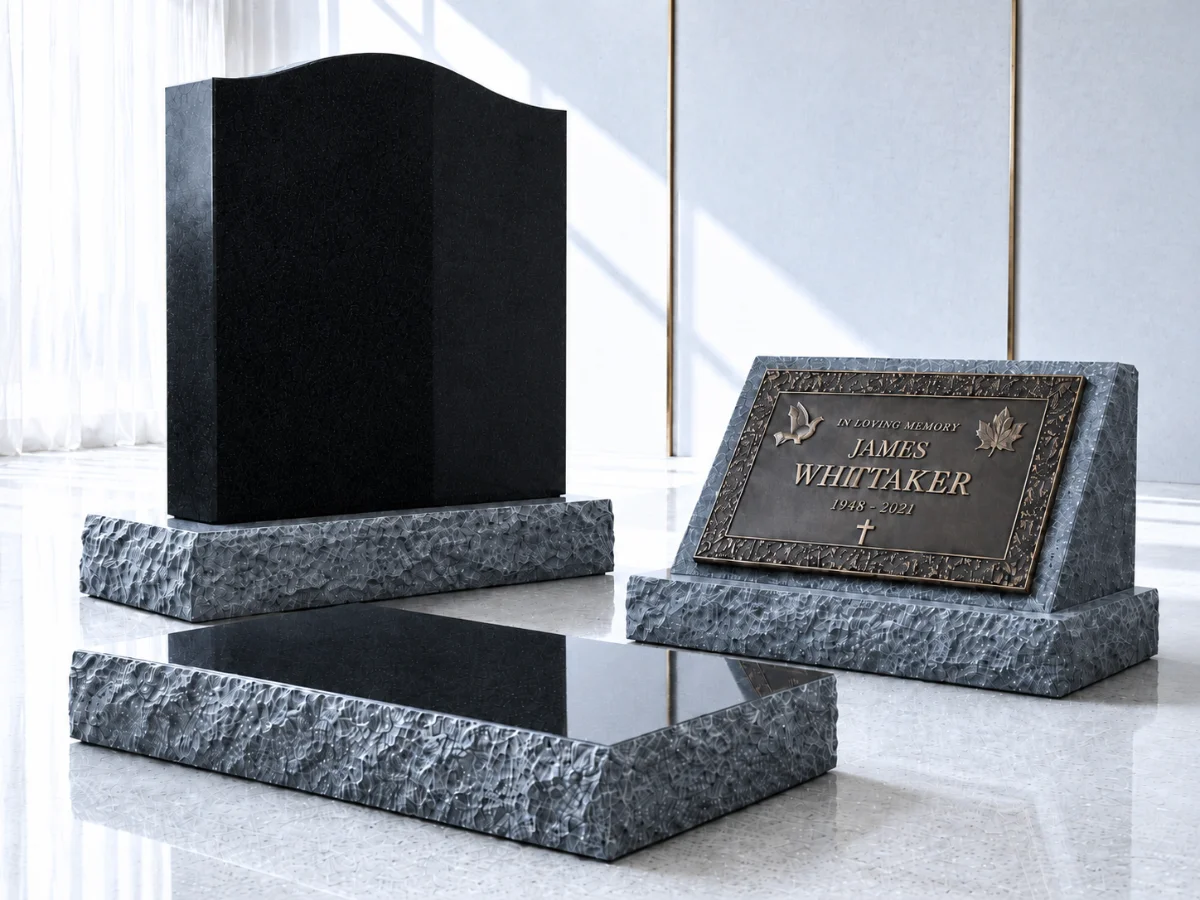 Granite cemetery monument by Haven Casket and Monument, serving Toronto and the GTA