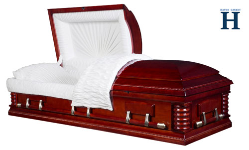 Cherry wood casket HW129