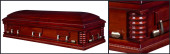 Harmony Cherry closed casket