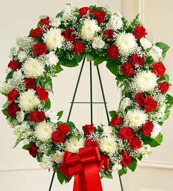 sympathy wreath