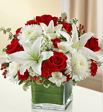 sympathy flowers in vase