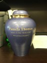 Engraving on Purple Urn