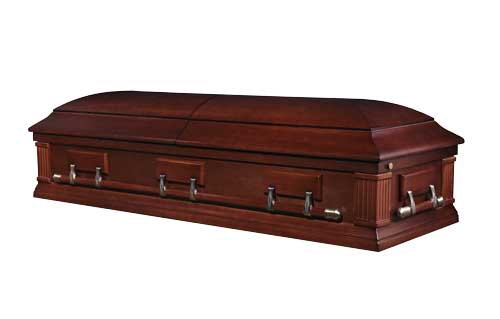 walnut wood funeral caskets