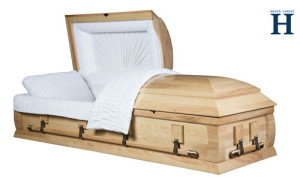 ash wood casket hw101