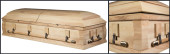 Washington Ash wood casket closed casket