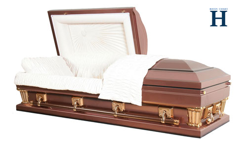 bronze metal casket mc110