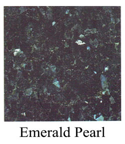 emerald pearl granite headstone