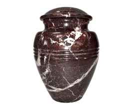 Crimson Marble Urn MAU223