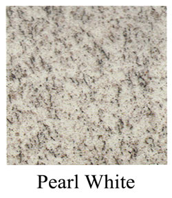pearl white granite headstones