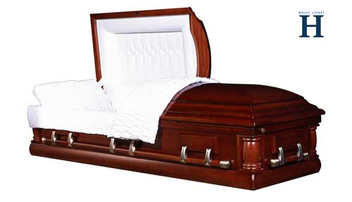 funeral wood caskets mahogany casket