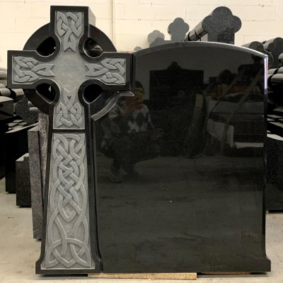 Custom Black Granite Cross