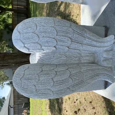 Custom Frosted Grey Granite Angels_1