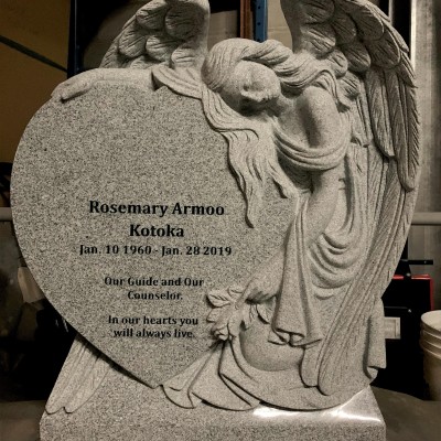 Custom Grey Granite Angel