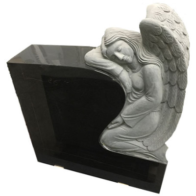 custom headstone angel