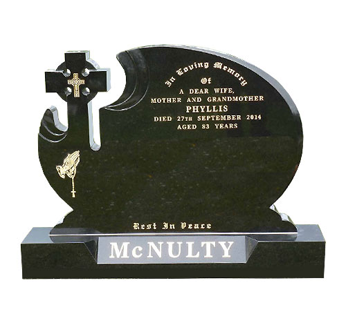 custom cross headstone