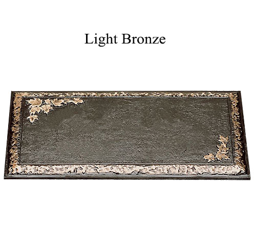 light bronze flat marker flower