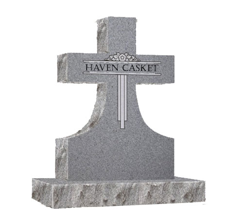 grey cross headstone