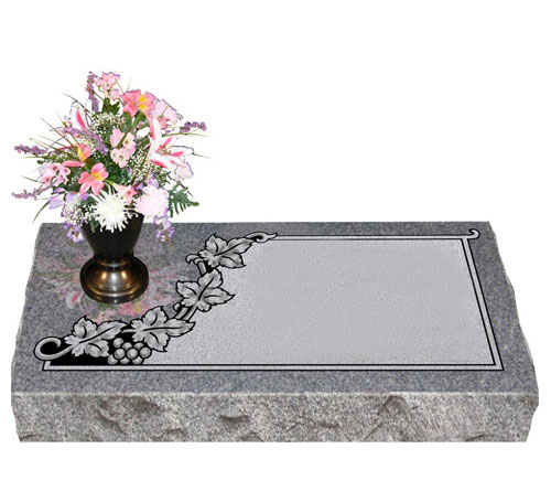 grey granite flat marker