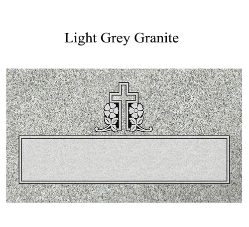 light grey flat marker holy cross