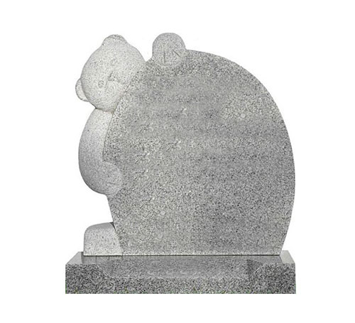 grey teddy headstone