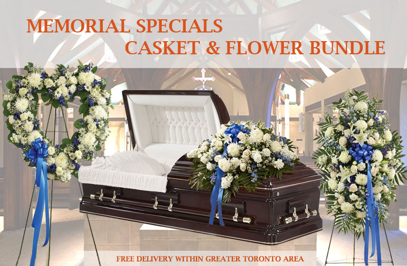 Casket & Flowers