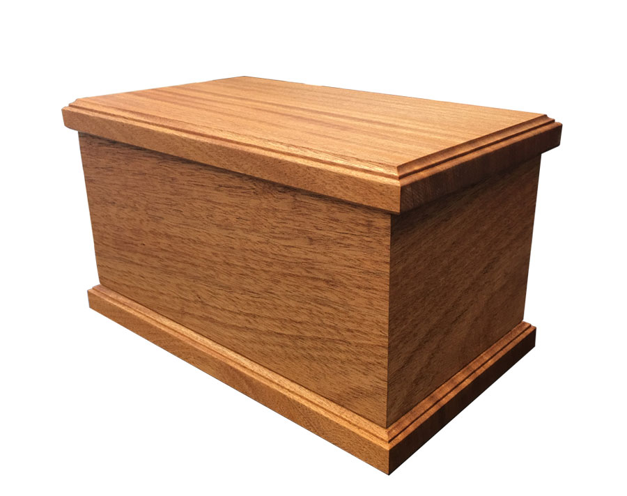 mahogany urn wu301