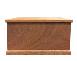 Mahogany Wood Urn WU302