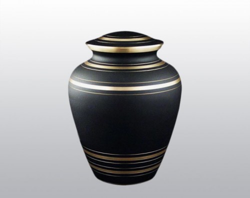 Elite Black Metal Urn