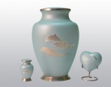 Ocean Breeze Metal Urn MU156