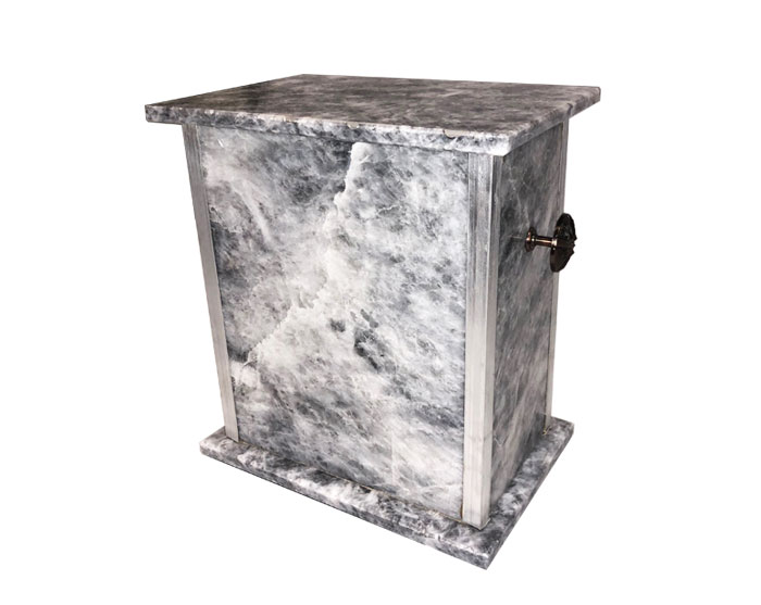 Sunny Grey Marble Urn MAU229