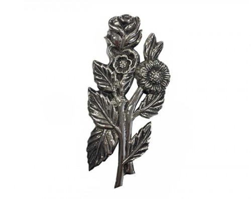 Silver Roses Ornament UO105