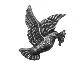 Silver Dove Ornament UO111