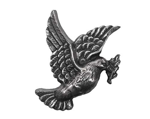 silver dove ornament