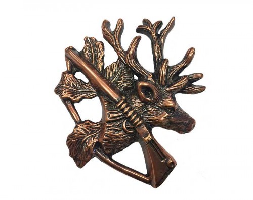 Bronze Moose Hunt Ornament UO112