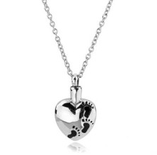 Little Footprints in My Heart Stainless Steel Jewelry CMJ132