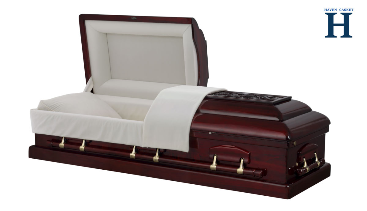 Marsellus Mahogany Casket