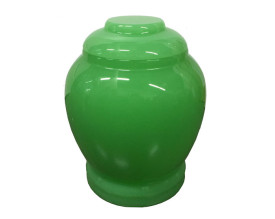 Royal Green Jade Urn MAU204