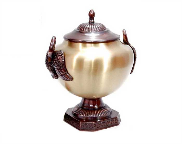 Swan Lake Metal Urn MU248