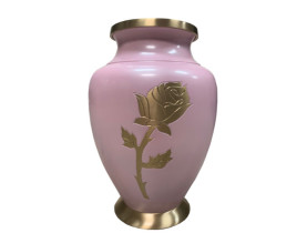 Passion Rose Metal Urn MU301