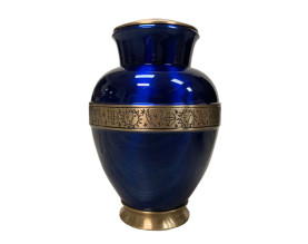 Blue Night Metal Urn MU304