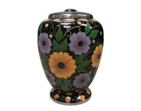 Heliotrope Metal Urn MU303