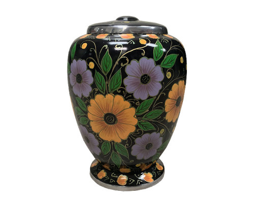 Heliotrope Metal Urn MU303