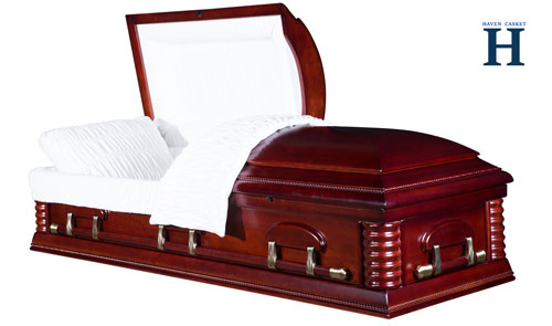 Embassy Cherry Wood Casket
