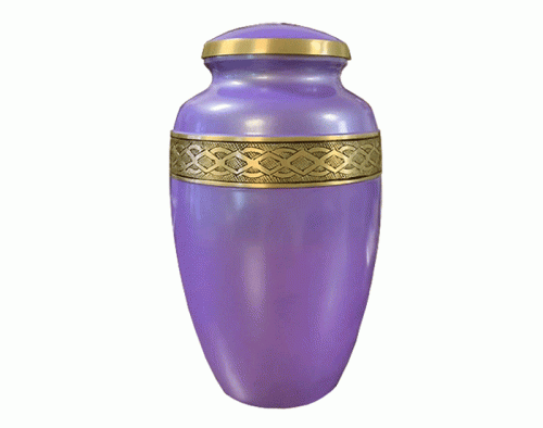 Classic Purple Metal Urn MU333 Classic Purple Metal Urn MU333