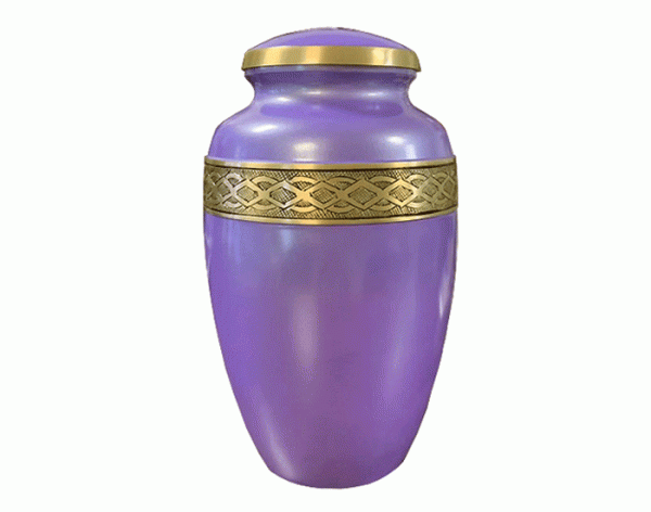 Classic Purple Metal Urn MU333