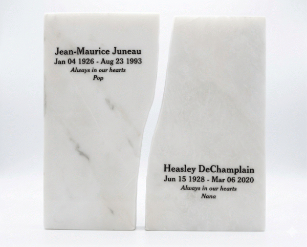 Companion White Marble Urn MAU005