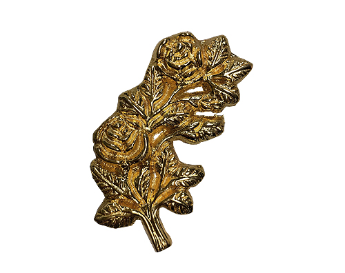 Gold Roses Ornament UO107