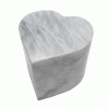 Heart White Marble Urn MAU016