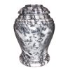 Elegant Grey Marble Urn MAU222