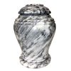 Elegant Grey Marble Urn MAU222